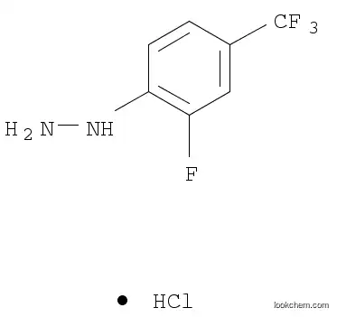 Molecular Structure of 1030313-53-1 (2-FLUORO-4-(TRIFLUOROMETHYL)PHENYLHYDRAZINE HYDROCHLORIDE)
